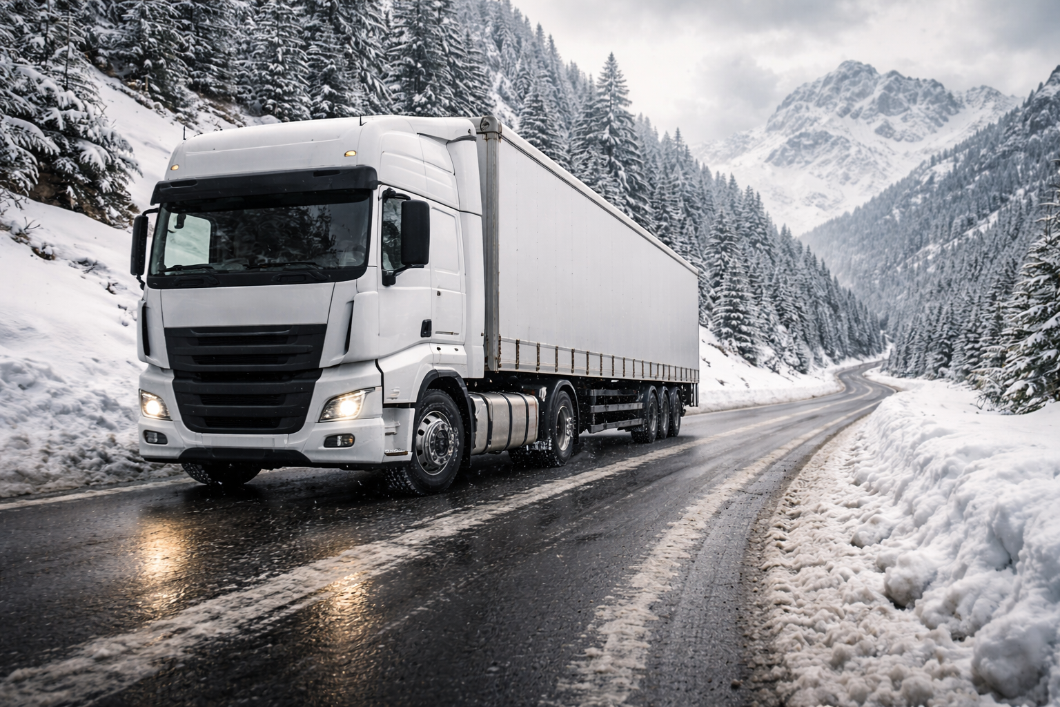 Pneus hiver poids lourds : obligations, choix et calendrier