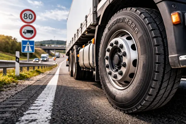 Réglementation pneus poids lourds en France : ce que dit la loi