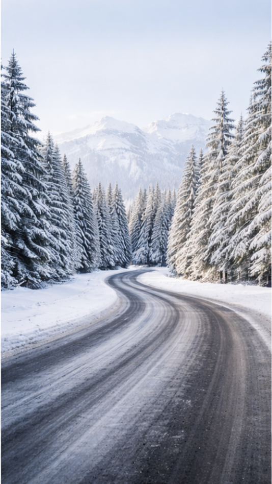 Pneus hiver en conditions froides